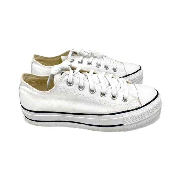 Converse Chuck Taylor All Star Shoes Lift Platform Low Womens 8.5 - Picture 2 of 9